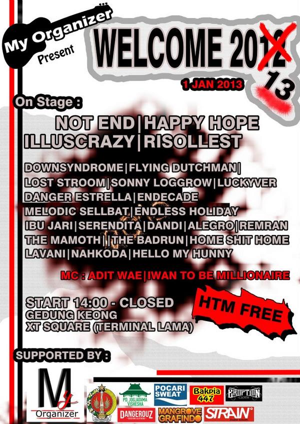 Jangan lupa datang,merapat dan jumpalitan bareng REMRAN,tgl 1 Januari 2013 di XT Square!Free!! :)