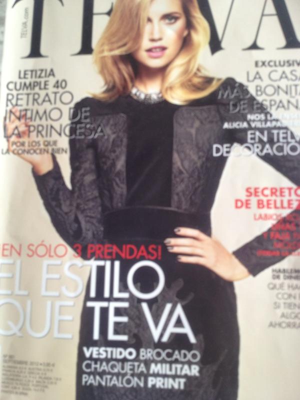 Cato van Ee portada de Telva!