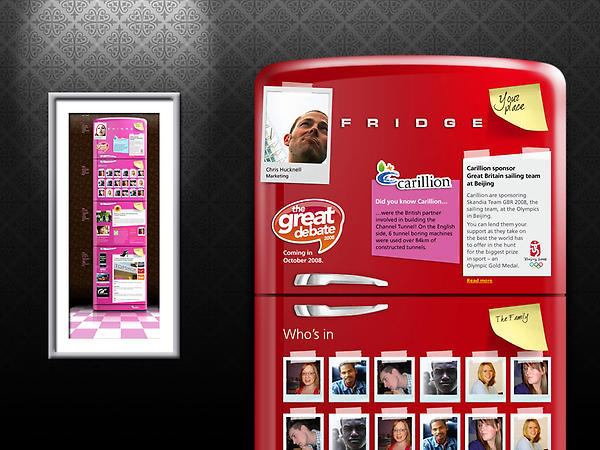 design_frontier's tweet photo. #TheFridge developed by the Design Frontier can be used as a #blogging or #intranet platform.Custom designs available. http://t.co/Z7OBu89g