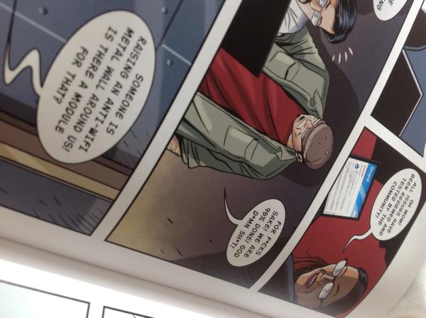 lewisnyman's tweet image. Loving @mortendk’s cameo in the captain Drupal comic #DrupalConMunich