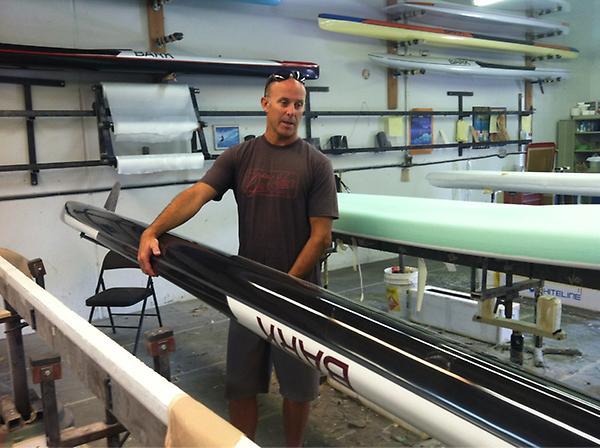 BarkBoards's tweet photo. George picking up his new Catalina board #Paddleboard #catalinaclassic http://t.co/F7WAd4iQ
