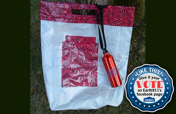 Earth911's tweet photo. Wondering what to do with your old pet food bag? Check out these reuse projects&amp;vote for your fav! http://t.co/vQkBPgpr http://t.co/tamZv2d0