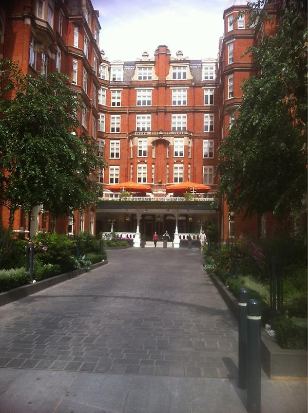 St Ermin's Hotel -venue for #GardenFutures dinner in Westminster. Recently undergone £30m refurb. Everything perfect