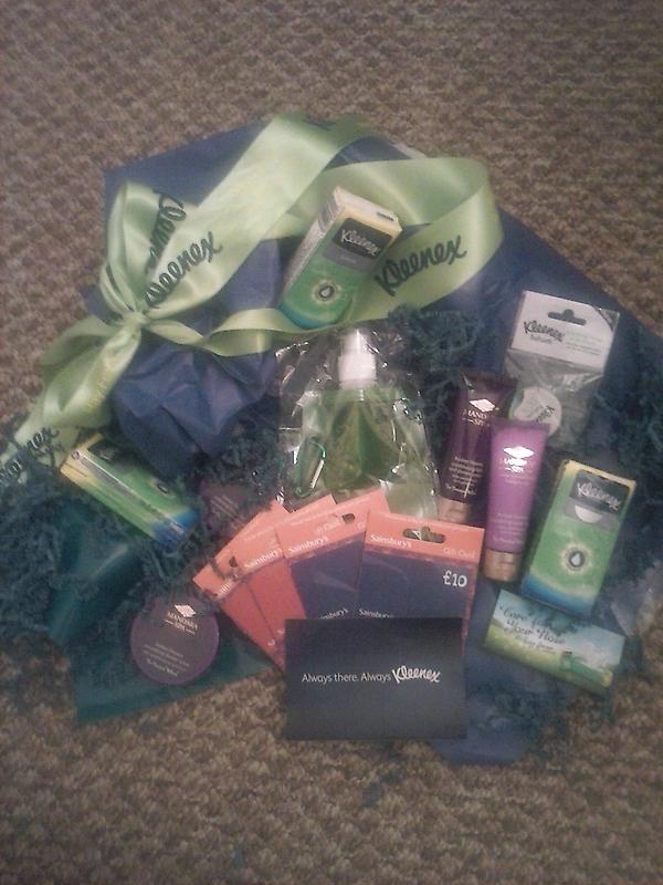 kaykoo1's tweet image. @Kleenex_UK A BIG THANK YOU #hayfeverhelp my goodies have arrived #smileyface :-)