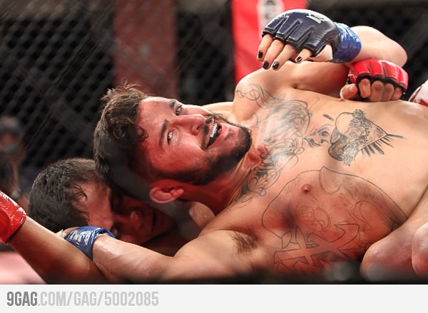 MMAOrg's tweet image. Looks like somebody found the most photogenic MMA fighter in the world and posted his pic on 9gag :)
