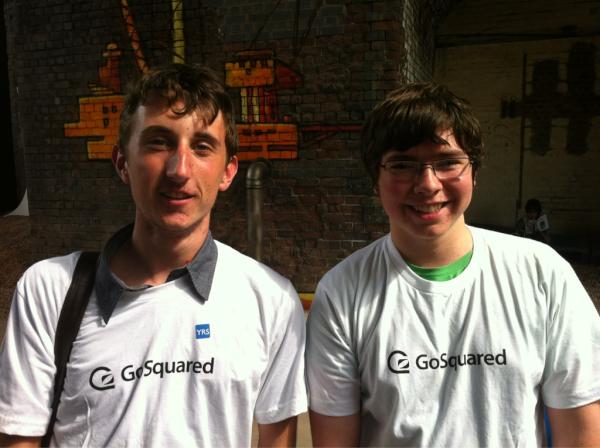 GoSquared's tweet photo. Great to see people rocking their GoSquared tshirts at #YRS2012! @BillinghamJ http://t.co/wIoPgYea