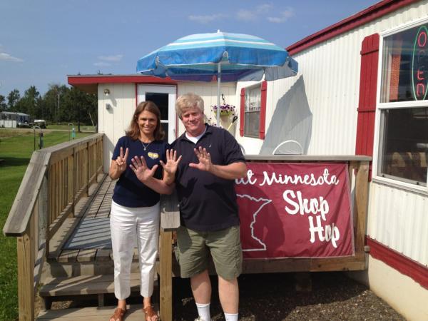 tarrylclark's tweet photo. Quilt shop stop #17 at Terri's Treasures Quilt Shop in Iron! Having a blast reaching out to quilting voters! #mn08 http://t.co/6GR7tJRW