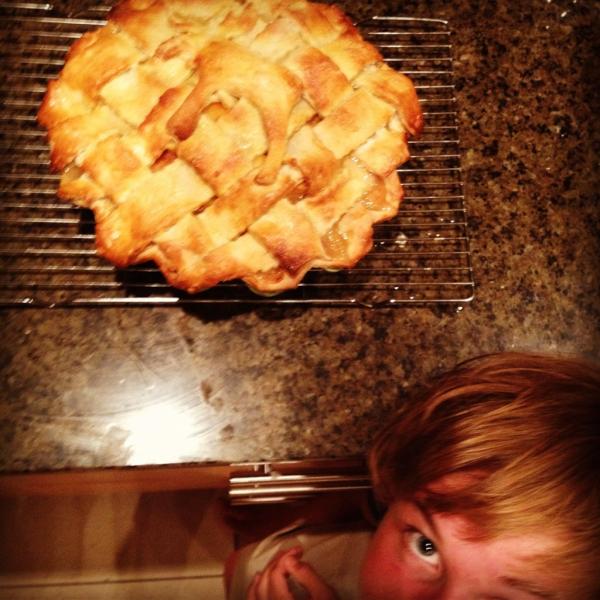 ellenpennock's tweet photo. ... And the masterpiece! Check out the moose and creepy kid aka @realzrussellp http://t.co/G3OEQy08