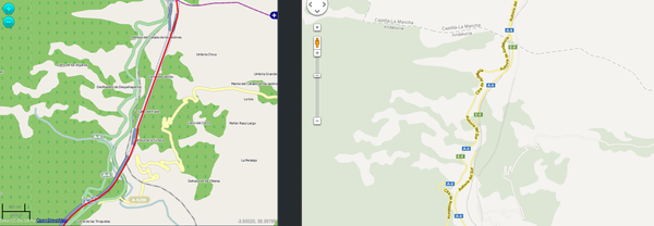 MappingSW's tweet photo. Grabado con @Gyrotracker nuevo trazado de la A4 por #Despeñaperros y comprobado #OSM más actualizado que #GoogleMaps http://t.co/choEhJF5