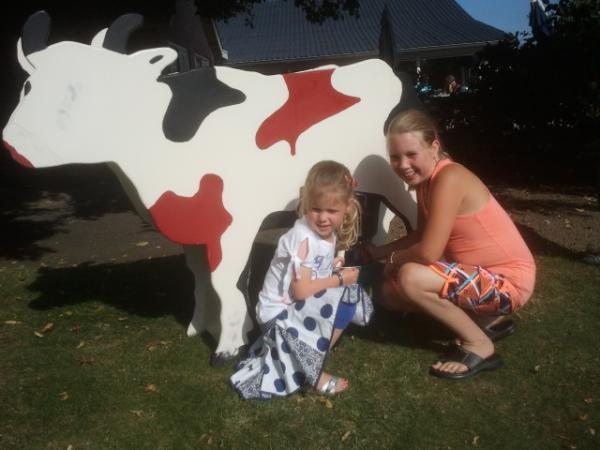 KarolienHupkes's tweet image. En de koeien worden vandaag met de hand gemolken ipv met  #melkrobot .