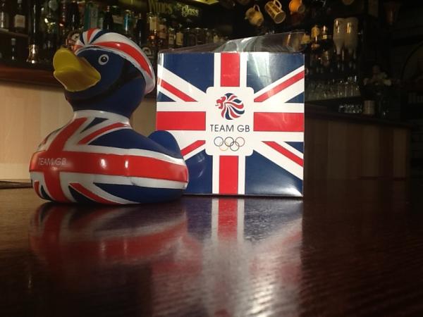 Tweet tweet duckies, I got an Olympic duck today from my lovely friends Tina and liz