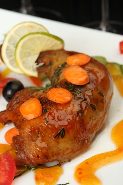 MUSLOS DE POLLO A LA PANELA