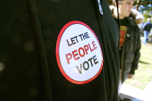 Let the people vote! #VoterSuppressionIsReal