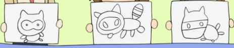 ThatOneKunoichi's tweet image. Those are the best drawings of raccoons ever.
