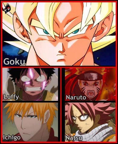 Anime Quotes on X: Luffy vs. Naruto vs. Goku vs. Ichigo!!! Who would  win???  / X