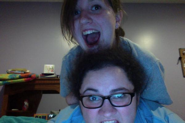 tristathurston's tweet image. This is @billyholegweak ...Trista won't get off of me!!!! #notaliar #overlyattachedgirlfriend #notlesbians #cum2brazil