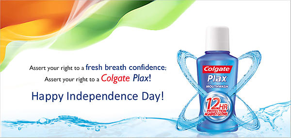 ColgatePlaxIn's tweet photo. Happy Independence Day! http://t.co/nxQkc6qq