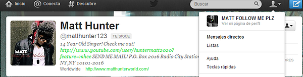 ConnyWazzup's tweet photo. SOY LA NIÑA MÁS FELIZ DEL MUNDO:')
@matthunter123 http://t.co/xe2E215A