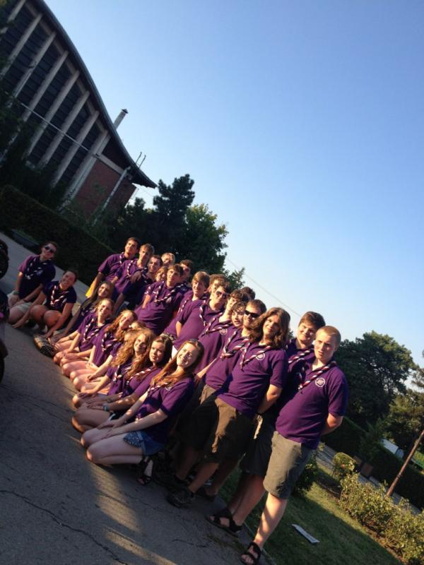 WestLancsEB's tweet photo. All the unit meet for final meal, a great way to round off some amazing experiences #eb2012 http://t.co/pj1ry3jn
