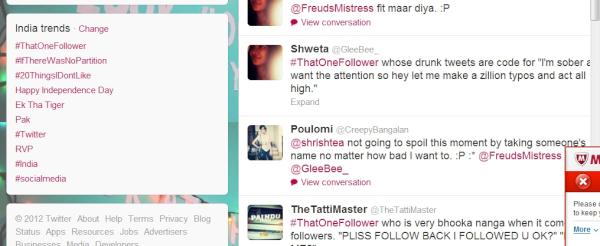 PouloCruelo's tweet image. Andd, #ThatOneFollower is trending in Indiaaa. @shrishtea @FreudsMistress @GleeBee_ B)