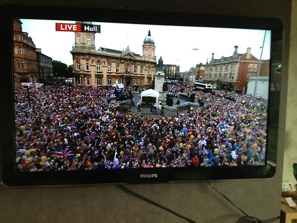 ruwebsite's tweet image. What a turnout in Hull! #hullandproud