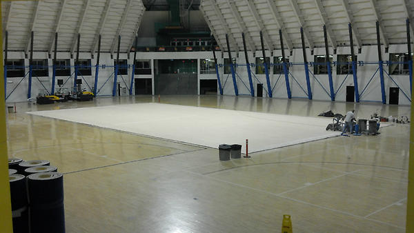 New locker rooms and a new floor?! We're getting ready for <a href="/LBSUAthletics/">LBSU Athletics</a> 2012 - 2013 season!