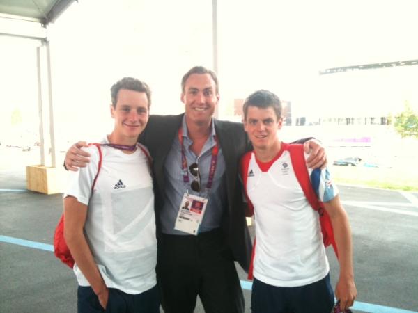 Unforgettable last games maker shift bumping into my olympic heroes <a href="/AliBrownleetri/">Alistair Brownlee</a> and <a href="/jonny_brownlee/">Jonathan Brownlee</a> <a href="/teamGB/">Team GB</a> #teamGB