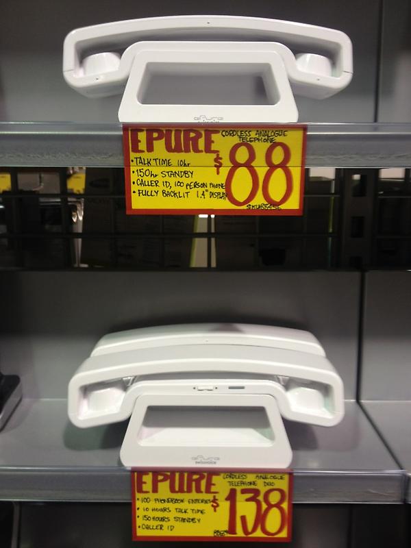 SamH_JBaus's tweet photo. Check out our new range of retro chic home phones. #retro #phone #swissvoice http://t.co/hmJkYJb6