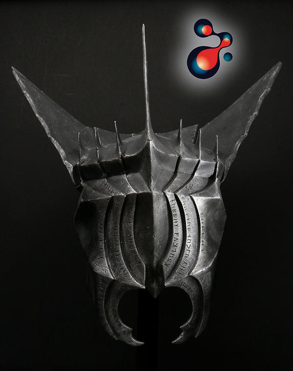 AnaplasmaStudio's tweet image. Casco Boca Sauron, realizado en fibra de vidrio escala 1:1