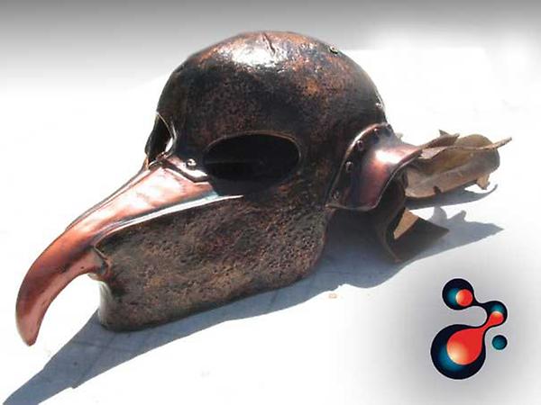 AnaplasmaStudio's tweet image. Casco Orco Frodo, El señor de los Anillos, realizado en fibra de vidrio escala 1:1