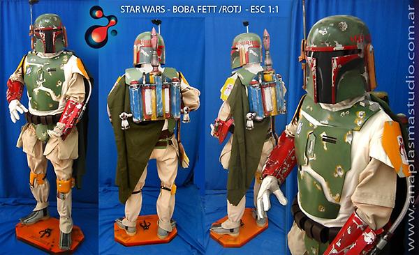 AnaplasmaStudio's tweet image. Boba Fett, Star Wars. Escala 1:1
