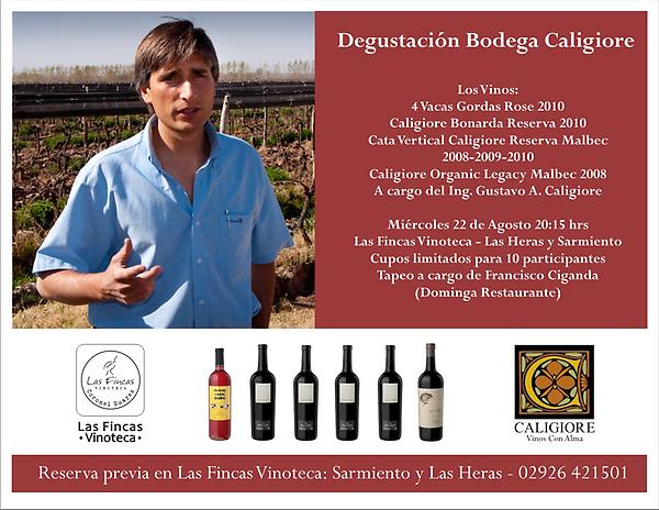 las_fincas's tweet image. Bodega Caligiore y sus #vinos #Organicos Miercoles 22 de Agosto en Las Fincas Vinoteca #eventos #pequeñosformatos