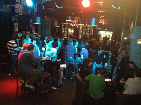 GameOfCodes's tweet image. Awesome turnout so far, and more to come! If you&apos;re not at @GameOfCodes tonight you are missing out. Get over here!