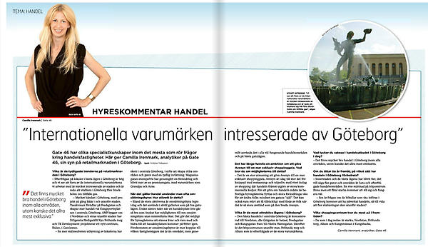 gate46's tweet image. Under temat #Handel pratar vi lite om marknaden i Gbg i senaste Lokalnytt. #detaljhandel #retail #butikslokaler