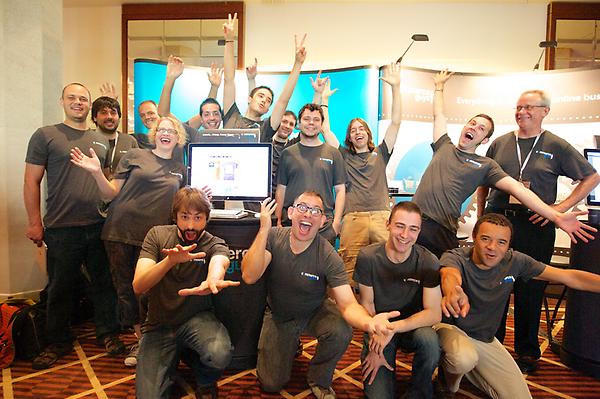 CommerceGuys's tweet image. Product launch at #drupalconMunich got us pretty excited! #CGatDC Sign Up for product updates: bit.ly/O9KP2z