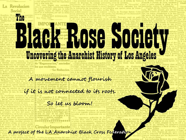 Thanks to those who attended SAT 8/18 talk on the women of LA anarchism. See you next at SUN 9/2 bit.ly/cxod5A