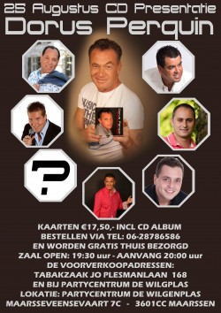 25 augustus dus al over een week met vele leuke collega's kaarten ook aan de deur. !! Maar vol =vol