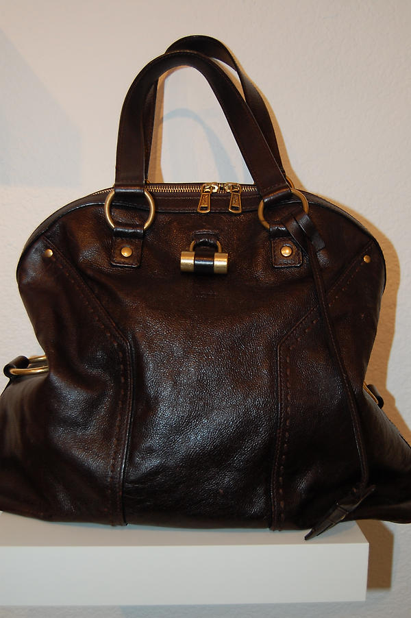 YSL Bag In Dark Chocolate Brown!