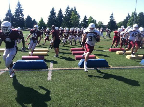 PSLoggers's tweet image. First day in full pads! #hackhackchopchop