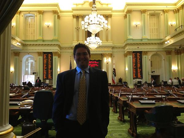 At the State Capitol for @ajcla advocating that #Governor Jerry Brown sign AB2160 to #stopIran - human rights, nukes