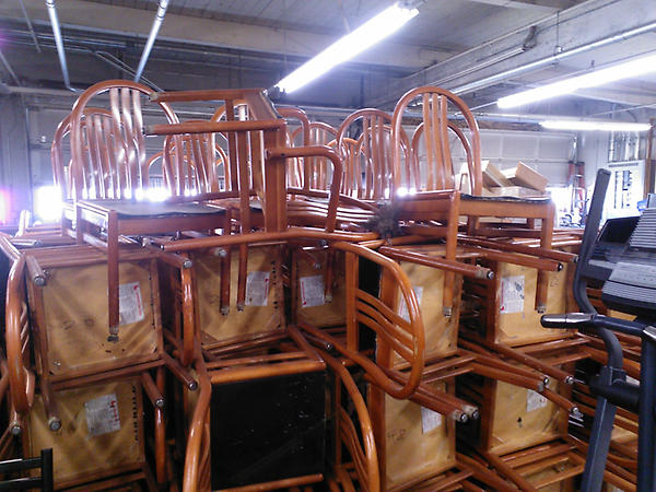 H4HSeattleStore's tweet image. Hey all you @washrestaurants out there looking to upcycle, we have a shipment of used cafe chairs that need a home...