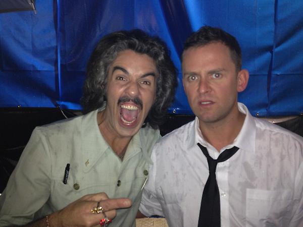 scott_mills's tweet photo. Me and Barry Morgan #funandfilth http://t.co/XTFVSTRY