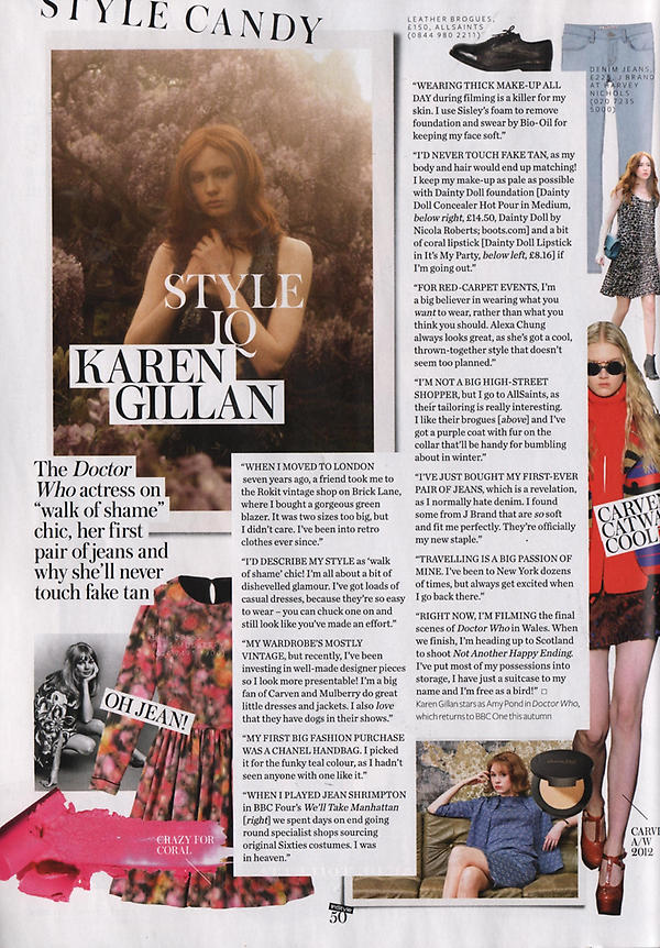 Dainty_Doll_UK's tweet image. Who's read @KarenGillan2 Style IQ in @instyle_UK ? She LOVES using @Dainty_Doll_UK for her porcelain skin #teamginge