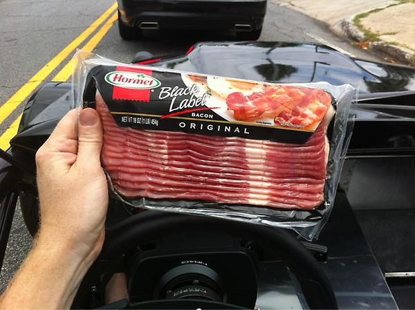 kevinpatrick's tweet image. The Exocet is a great grocery-getter. #baconrun #exomotive