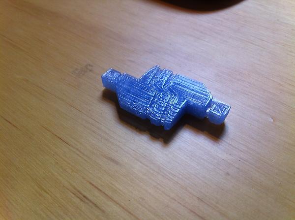 Uncubedmakerbot's tweet image. They made me make a replicator block. This isn’t going to end well. #3dprinting