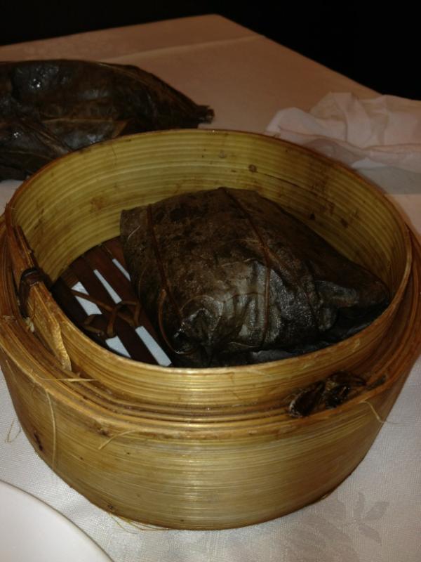 Late night dim sun dinner on Wednesday came with extra protein.  In Scarborough.