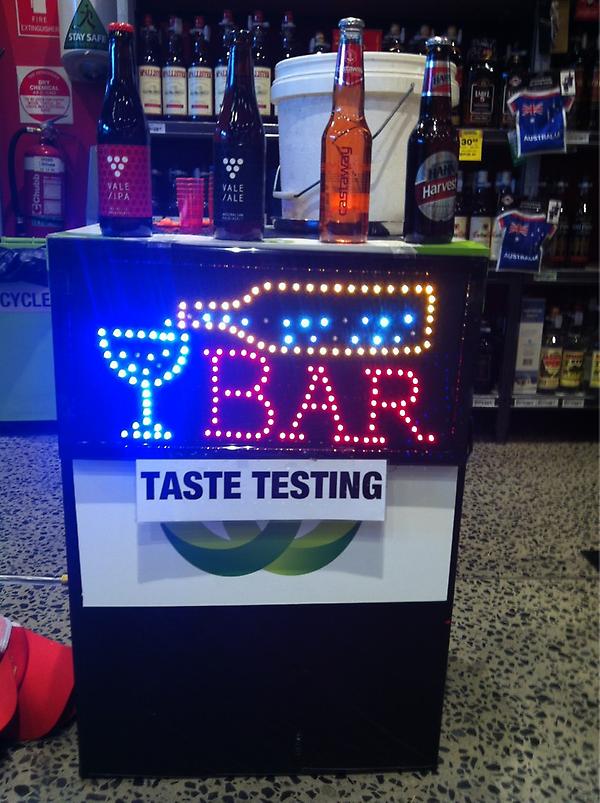 BrenHaran's tweet photo. @cltwittes 
#3315 tasting booth http://t.co/T0PsfqoV