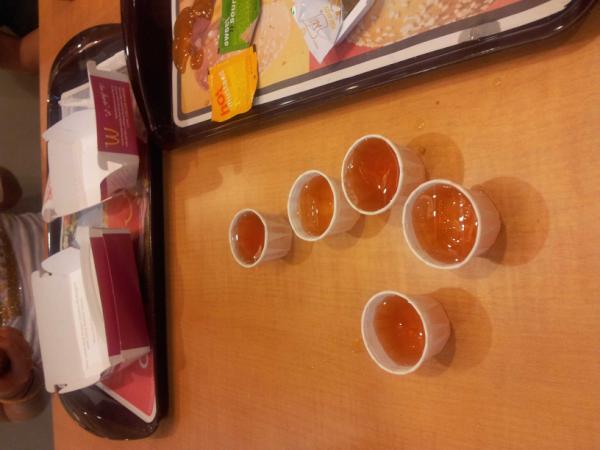 katiemkempf's tweet image. Our shot "glasses" for the night #BAM #SweetTea #problemchildren