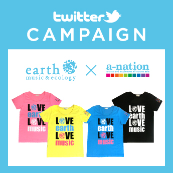 earth_1999's tweet image. 【ツイッターキャンペーン開催♪このツイートをリツイート！】@earth_1999をフォロー＋こちらをリツイートで、a-nation限定コラボTシャツをプレゼント！何色が当たるかは、お楽しみに・・・♡※応募締め切りは8/24（金）23：59