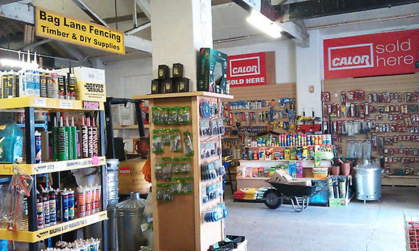 This photo of our trade counter gives a good overview of the DIY products we sell: